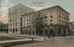 Corner of Main Street and Court Street Postcard