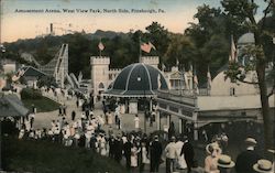 Amusement Arena, West View Park, North Side Postcard