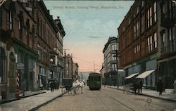 WATER STREET, LOOKING WEST Postcard