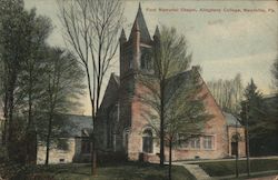 Ford Memorial Chapel, Allegheny College Postcard