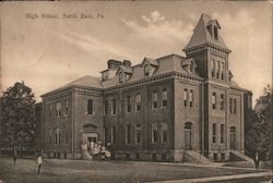 High Scholl North East, PA Postcard Postcard Postcard