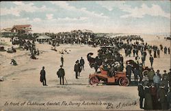 In Front of Clubhouse, Goodall, Fla. During Automobile Races Daytona Beach, FL Postcard Postcard Postcard