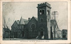 Methodist Church Charlotte, MI Postcard Postcard Postcard
