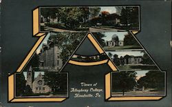 Views of Allegheny College Postcard