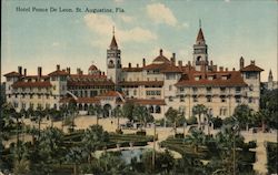 Hotel Ponce De Leon St. Augustine, FL Postcard Postcard Postcard