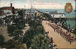 Celebration of Ponce de Leon U.S. Take Possession St. Augustine, FL Postcard Postcard Postcard