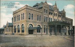 L. & N. R.R. Passenger Station Postcard