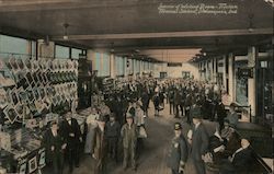 Interior of Waiting Room - Traction Terminal Station Postcard