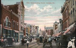 Ohio Street - Looking South Postcard
