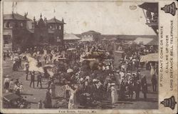 Fair Scene - Bell Telephone Long Distance Postcard