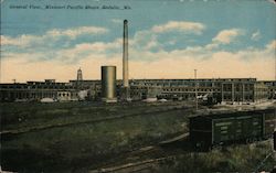 General View Missouri Pacific Shops Postcard