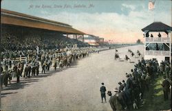 At the Races, State Fair Postcard