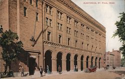 View of Auditorium St. Paul, MN Postcard Postcard Postcard