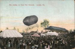 The Airship at State Fair Grounds Sedalia, MO Postcard Postcard Postcard