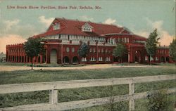 Live Stock Show Pavilion, State Fair Postcard