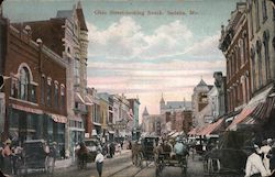 Ohio Street-looking South Postcard
