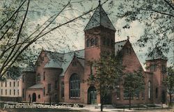 First Christian Church Postcard