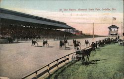 At the Races, Missouri State Fair Sedalia, MO Postcard Postcard Postcard