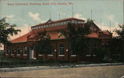 State University Building, State Fair Postcard