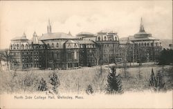 North Side College Hall Wellesley, MA Postcard Postcard Postcard