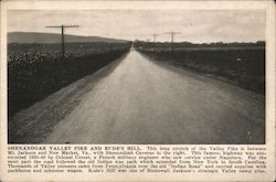 Shenandoah Valley Pike and Rude's Hill Mount Jackson, VA Postcard Postcard Postcard