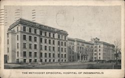 The Methodist Episcopal Hospital of Indianapolis Postcard Postcard Postcard