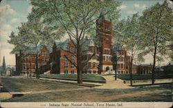 Indiana State Normal School Terre Haute, IN Postcard Postcard Postcard