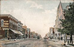 Eight Street Scene Postcard