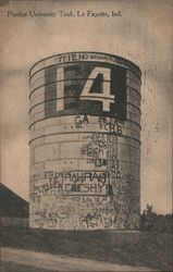 Purdue University Tank Postcard