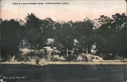 View at Kalorama Park, Tippecanoe Lake Indiana Postcard Postcard Postcard