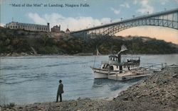 "Maid of the Mist" at Landing Niagara Falls, ON Canada Ontario Postcard Postcard Postcard