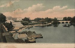 View from Casino in Delaware Park Postcard
