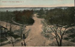 Entrance to the Front Postcard