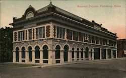 Masonis Temple Postcard