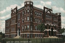 High School Pittsburg, KS Postcard Postcard Postcard