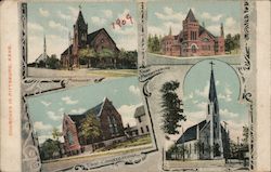 Churches Postcard