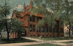 Public Library Building Postcard