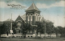 M.E. Church Ottawa, KS Postcard Postcard Postcard