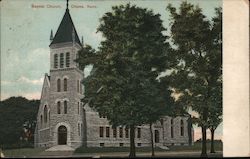 Baptist Church Ottawa, KS Postcard Postcard Postcard