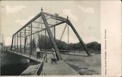 Main Street Bridge Ottawa, KS Postcard Postcard Postcard