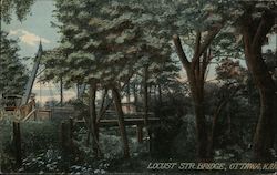 Locust Str Bridge Postcard