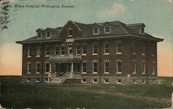 St. Lukes Hospital Wellington, KS Postcard Postcard Postcard