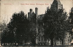 Third Ward School Wellington, KS Postcard Postcard Postcard