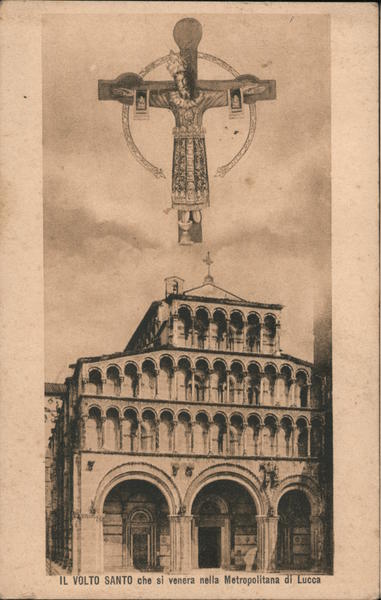 Il volto santo che si venera nella Metropolitana di Lucca Italy