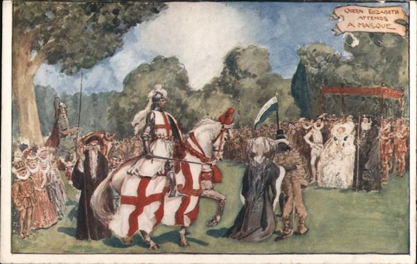1908 Chelsea Historical Pageant: Queen Elizabeth attends a Masque London United Kingdom