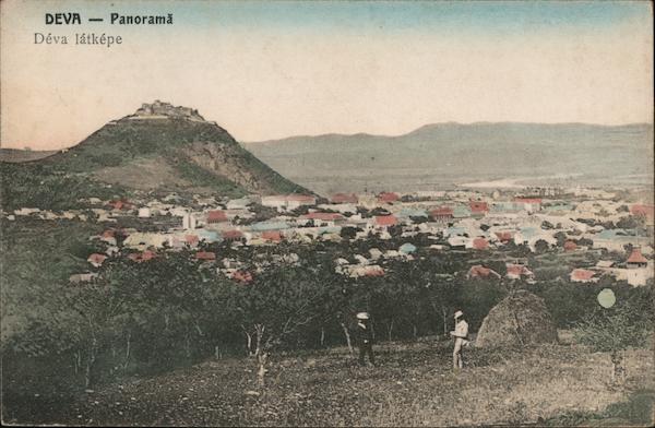 Panorama from Deva Romania Eastern Europe