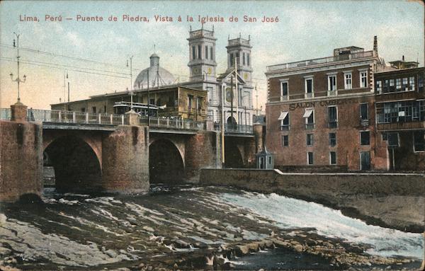 Puente de Piedra, Vista a la Iglesia de San Jose Lima Peru