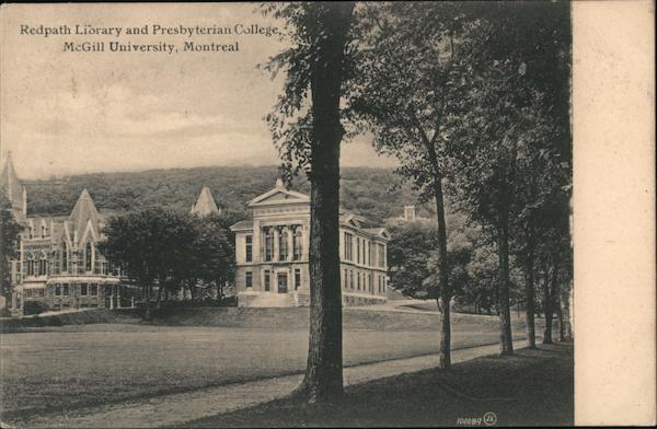 Redpath Library and Presbyterian College, McGill University Montreal QC Canada