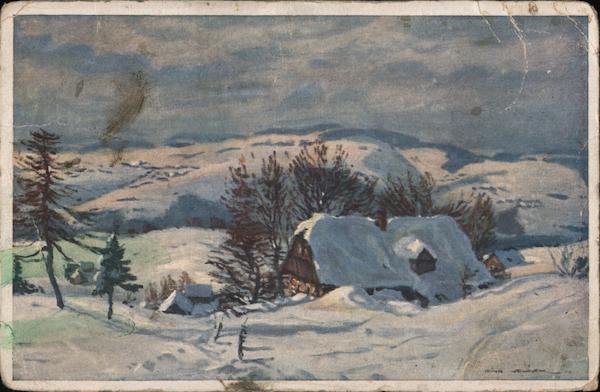 František Cína Jelínek: Vánoce v horách (Christmas in the mountains) Slovakia