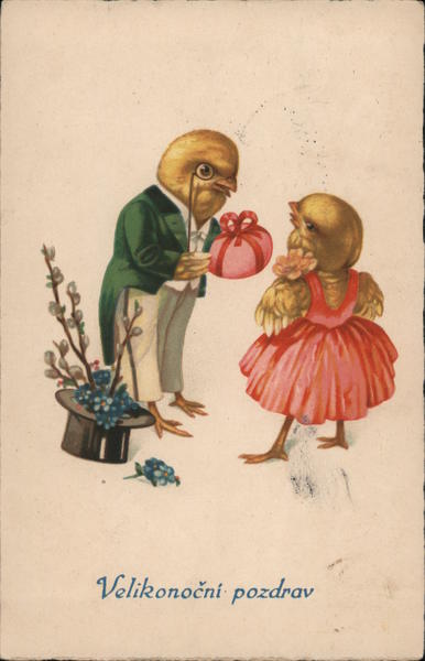 Velikonocni pozdrav With Chicks